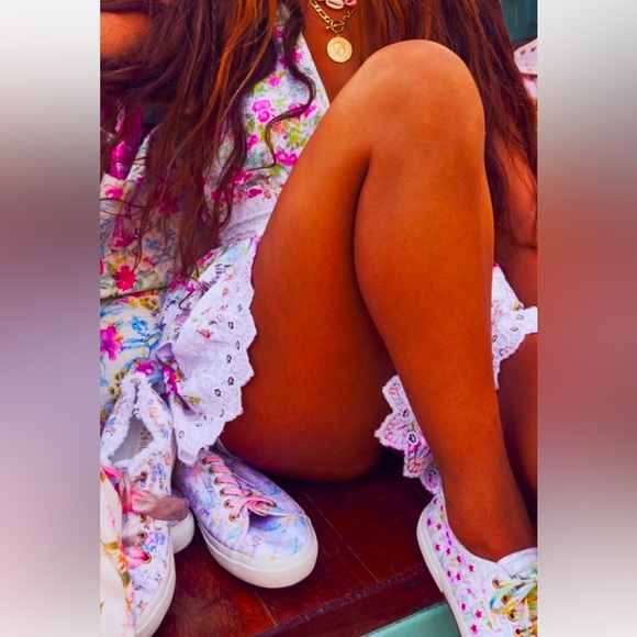 LOVESHACKFANCY HALTER DRESS - Picture 3 of 13